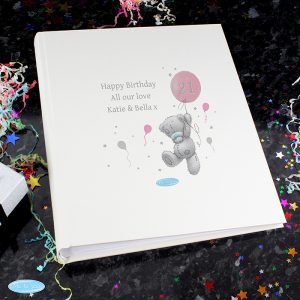 Personalised Me To You Pink Balloon Photo Album
