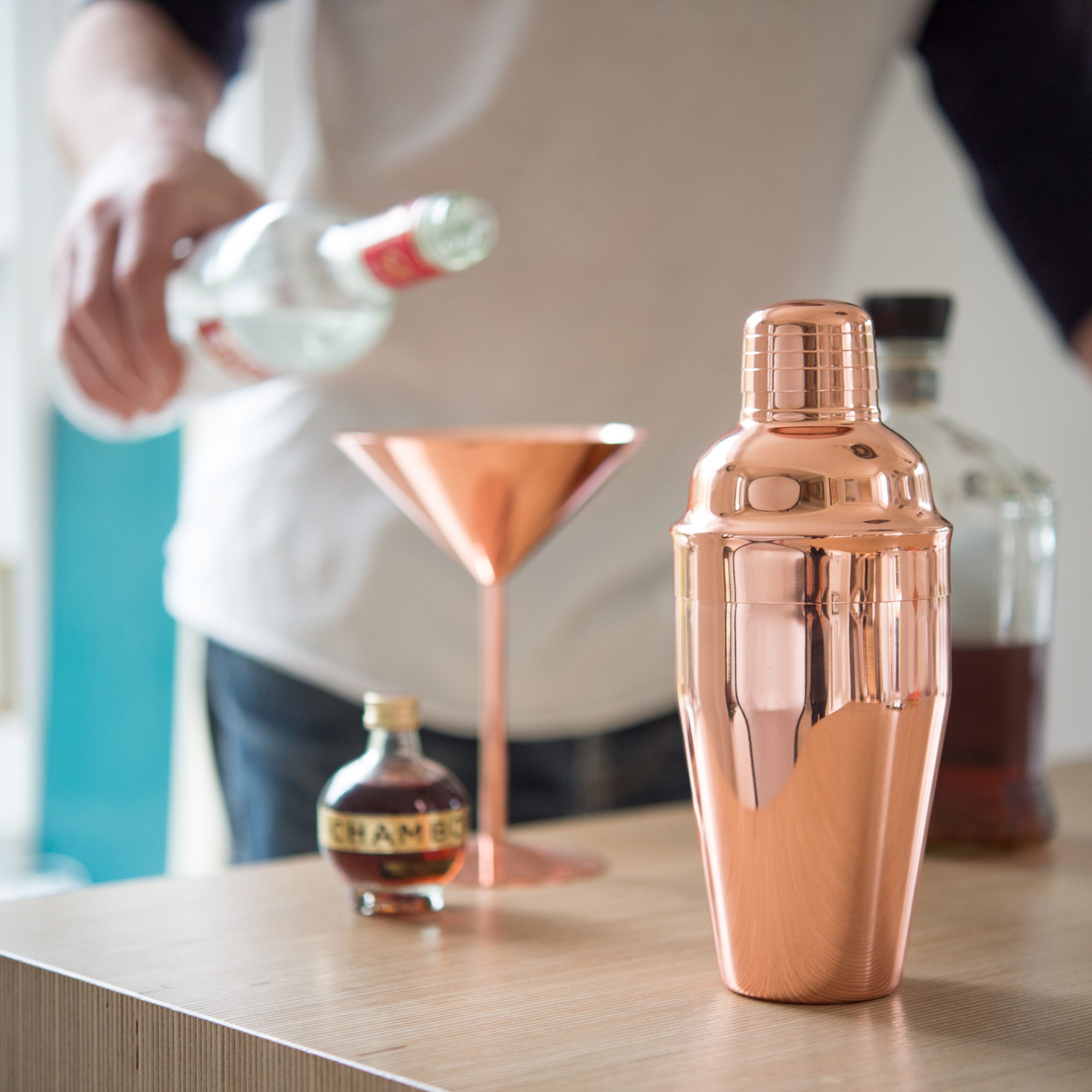 Rose Copper Cocktail Shaker | Love My Gifts