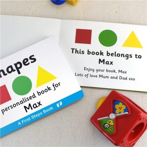 Personalised First Steps Shape Book