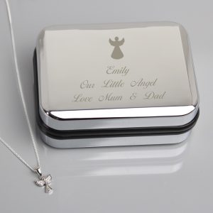 Personalised Angel Necklace & Box