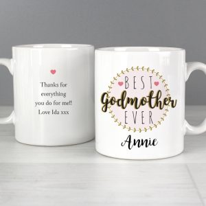 Personalised 'Best Godmother' Mug