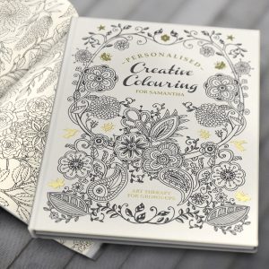 Personalised Adult Colouring Book - Hard Back
