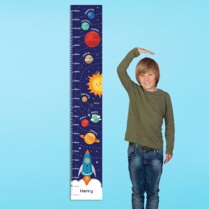 Personalised Solar System Height Chart