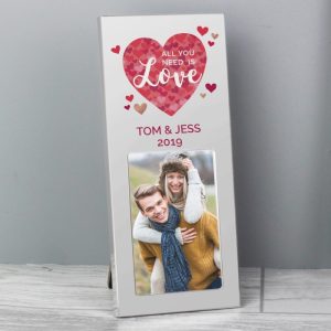 Personalised All You Need is Love 2x3 Photo Frame