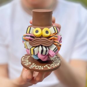 Personalised Allsorts Head With Hat & Moustache