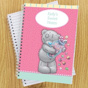 Personalised Me to You Candy Girl A5 Notebook