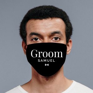 Personalised Groom Face Covering