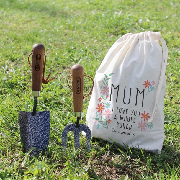 Personalised I Love You A Whole Bunch Garden Tool Set