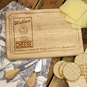 Personalised ‘Wallace Cheese’ Rectangle Cheese Board