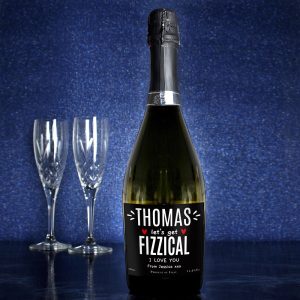 Personalised Let's Get FIZZICAL Prosecco