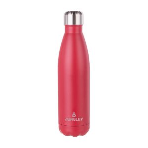 Matte Insulated Water Bottle - Red