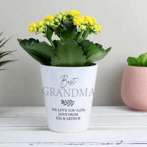 Personalised Free Text Plant Pot