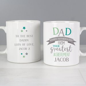 Personalised 'Dad's Greatest Achievement' Mug