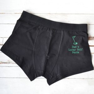 Personalised Dad's Lucky Golf Pants