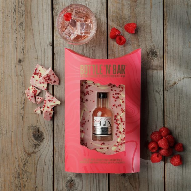 Bottle N Bar With Pink Gin & Chocolate