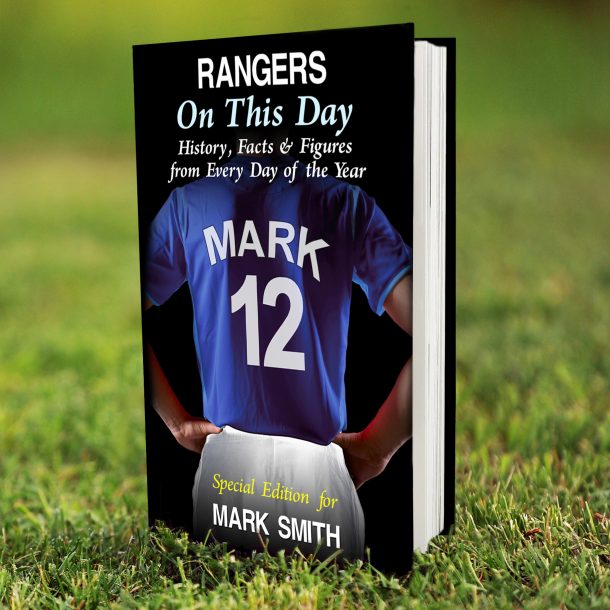 Personalised Rangers on this Day Book