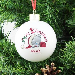 Personalised Me To You My 1st Christmas Bauble