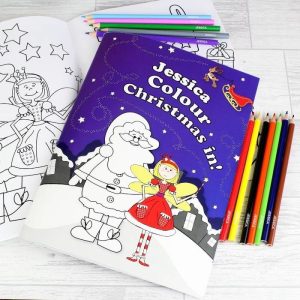 Personalised Fairy Colouring Book & Pencil Crayons