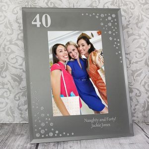 Personalised Big Age Glass Frame